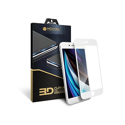 Защитное стекло 3D MOCOLL BLACK  DIAMOND для iPhone 7/8 белый