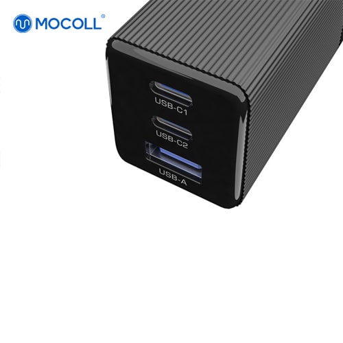 Зарядное устройство MOCOLL 65W GaN Fast Charge Black