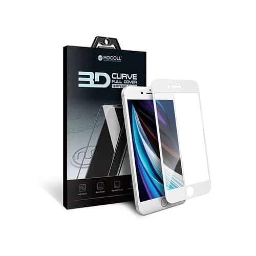 Защитное стекло 3D MOCOLL PEARL для iPhone 6/6s  белый