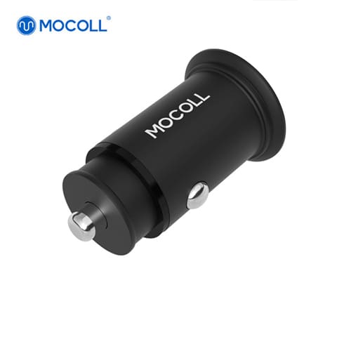 Автомобильное зарядное устройство MOCOLL 30W Type-C/Type-A Black