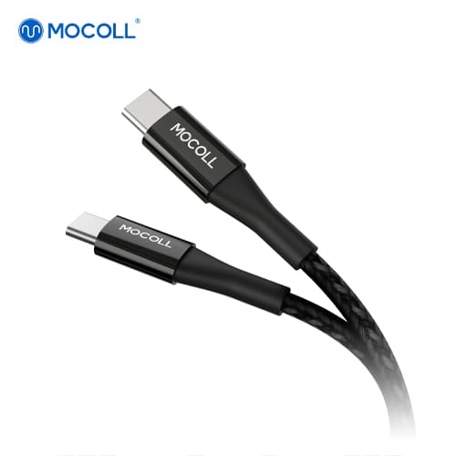 Дата-кабель MOCOLL Type-C to Type-C Black